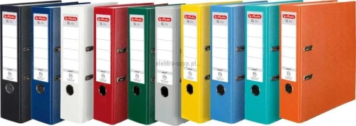 Segregator dźwigniowy Herlitz Q. file Standard A4 80mm niebieski jasny (0011178936)