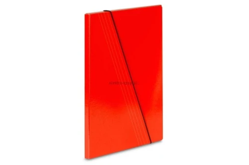 Teczka kartonowa na gumkę VauPe 1A A4 kolor: czerwony 700g (307/01)