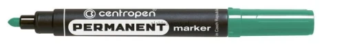 Marker permanentny Centropen, zielony 2,5mm okrągła końcówka