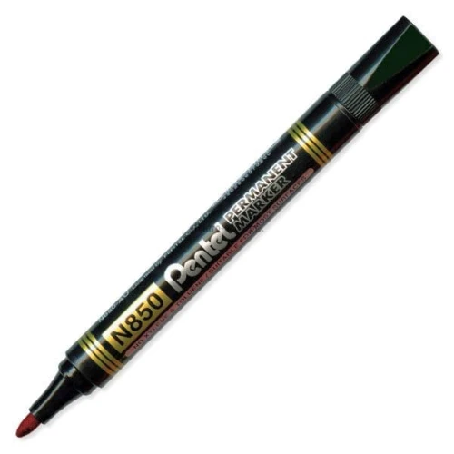 Marker permanentny Pentel, czerwony 1,5mm okrągła końcówka