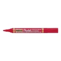 Marker permanentny Pentel, czerwony 1,5mm okrągła końcówka