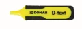 Zakreślacz Donau D-Text, żółty 1,0-5,0mm (7358001PL-11)