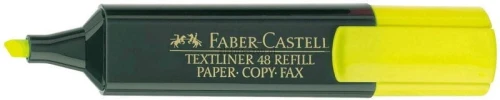 Zakreślacz Faber Castell, żółty 5,2mm (154807)