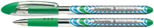 Długopis żelowy Schneider Slider Basic zielony 1,0mm (SR151104)