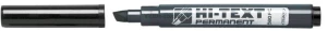 Marker permanentny Fibracolor Hi-Text 580/PB, czarny 6,0mm ścięta końcówka