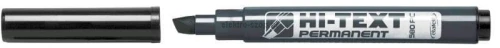 Marker permanentny Fibracolor Hi-Text 580/PB, czarny 6,0mm ścięta końcówka