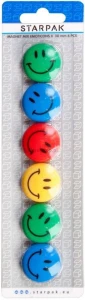 Magnes Starpak Emotki 2 - mix śr. 30mm (378347) 6 sztuk