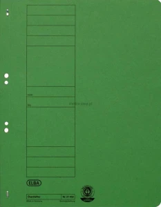 Skoroszyt Elba oczkowy A4 - zielony 250g (100551872)