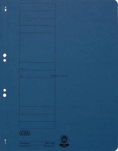 Skoroszyt Elba oczkowy A4 - niebieski 250g (100551869)