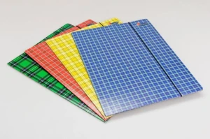 Teczka kartonowa na gumkę Rexus w krątę A4 kolor: różne 300g [mm:] 234x317 (603526)