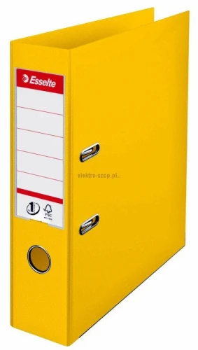 Segregator dźwigniowy Esselte Vivida No.1 Power A4 75mm żółty (624070)