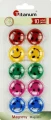Magnes Titanum smiley okrągły - mix śr. 29mm (T-025051) 10 sztuk
