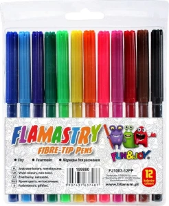 Flamaster Fun&Joy 12 kol. (FJ1003-12PP)