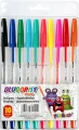 Komplet długopisów Titanum fluo 10 kolorów