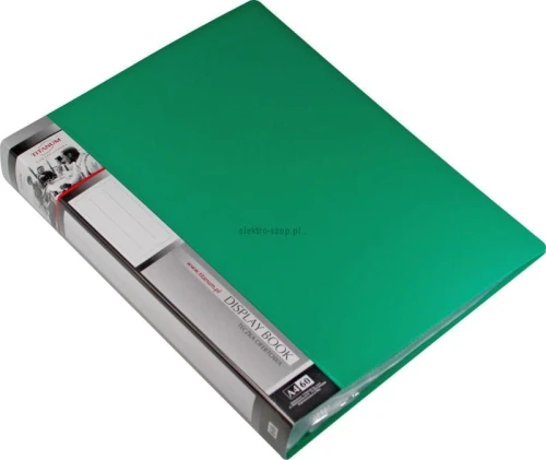 Teczka ofertowa PP Titanum A4 60 kieszeni zielona (TO60GR)