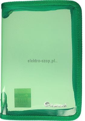 Teczka PP Titanum A5 na suwak transparentna zielona (TZGRA5)