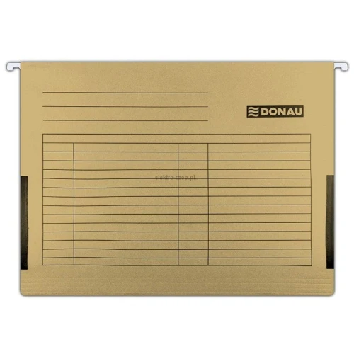 Teczka zawieszkowa Donau A4 - brązowy 230g (7410905-02)