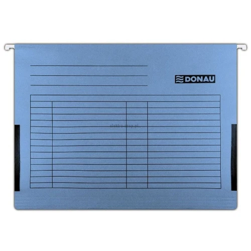 Teczka zawieszkowa Donau A4 - niebieski 230g (7410905-10)