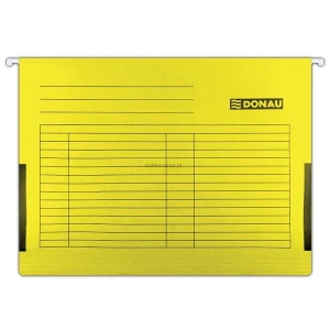 Teczka zawieszkowa Donau A4 - żółty 230g (7410905-11)