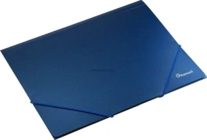 Teczka PP Titanum z gumką A4 niebieska mat (TGM4BL)