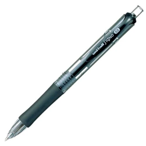 Długopis żelowy Uni czarny 0,3mm (UMN-152)