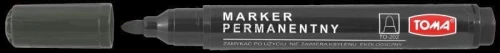 Marker permanentny Toma, czarny okrągła końcówka (TO-202 3 2)