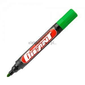 Marker permanentny Kamet permanent GIGANT, zielony 1,5-2,5mm okrągła końcówka (K-1070)