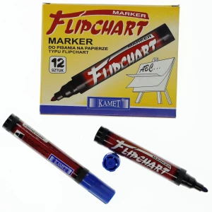 Marker do papieru Kamet, niebieski 0,2mm okrągła końcówka (K-2102)