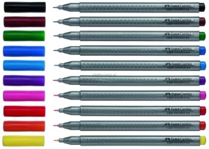 Cienkopis Grip Faber-Castell 0,4 mm niebieski (FC151647)