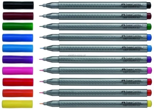 Cienkopis Grip Faber-Castell 0,4mm czarny (FC151699)