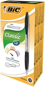 Długopis olejowy Bic Atlantis Classic czarny 1,2mm (887132)