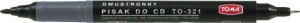 Marker do cd Toma CD, czarny 0,5-1,0mm (TO-321 3 2)