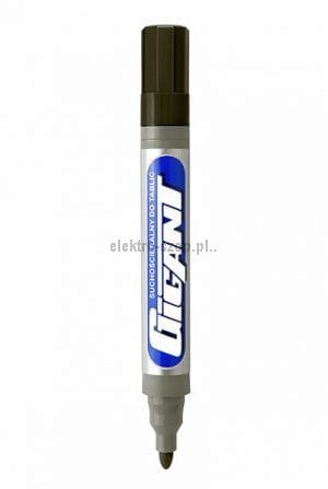 Marker suchościeralny Kamet GIGANT, czarny 1,5-2,5mm okrągła końcówka (K-1101)