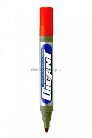 Marker suchościeralny Kamet GIGANT, czerwony 1,5-2,5mm okrągła końcówka (K-1102)
