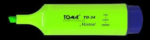 Zakreślacz Toma, zielony 1,0-5,0mm (TO-334 4 2)
