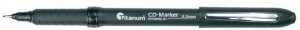 Marker do cd Titanum, czarny 0,5mm (PY1094C-01)