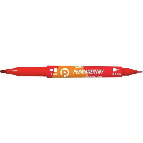 Marker permanentny Tetis, czerwony (KM501-C2)