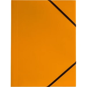 Teczka kartonowa na gumkę Tetis A4 kolor: pomarańczowy 350g [mm:] 320x240 (BT600-P)