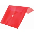 Teczka plastikowa na zatrzask Tetis koperta pp DL kolor: czerwony 140 mic. [mm:] 110x220 (BT612-C)