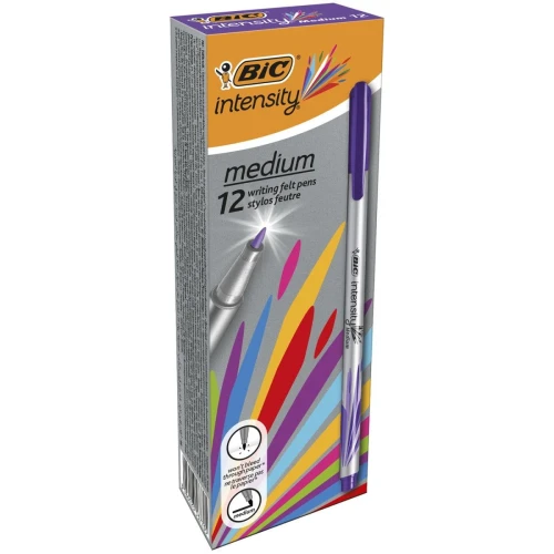 Cienkopis Bic Medium, fioletowy 1,0mm 1kol. (964782)