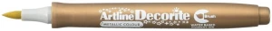 Marker specjalistyczny Artline metaliczny decorite, złoty pędzelek końcówka (AR-035 9 6)