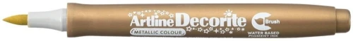 Marker specjalistyczny Artline metaliczny decorite, złoty pędzelek końcówka (AR-035 9 6)