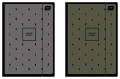 Teczka kartonowa na gumkę Interdruk SOFT TOUCH CHESS A4 kolor: mix (TEGUFLSTC)