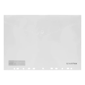 Teczka plastikowa na zatrzask Starpak A4 kolor: przezroczysty (449985)
