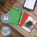 Teczka kartonowa na gumkę Leitz recycle A4 kolor: żółta 430g (39080015)
