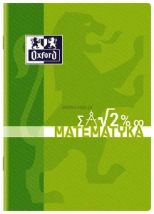 Zeszyt tematyczny Oxford matematyka A5 60k. 90g krata (400092595)