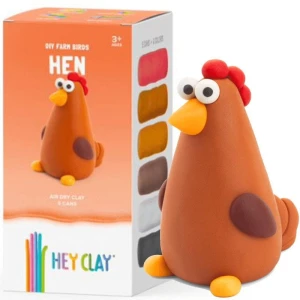 Masa plastyczna dla dzieci Tm Toys Hey Clay kura - mix (HCL50161)