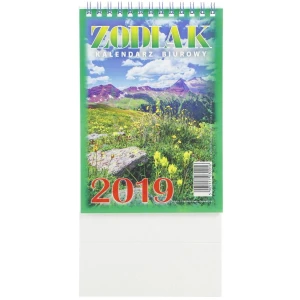 Kalendarz biurkowy Wydawnictwo Telegraph Zodiak biurkowy stojący 118mm x 193mm (H6)