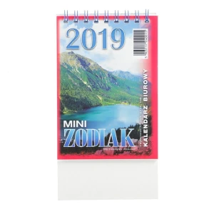 Kalendarz biurkowy Wydawnictwo Telegraph MINI ZODIAK biurkowy stojący 85mm x 120mm (H7)