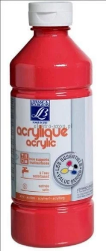 Farba akrylowa Lefranc&amp;Bourgeois kolor: czerwony 500ml (188528)